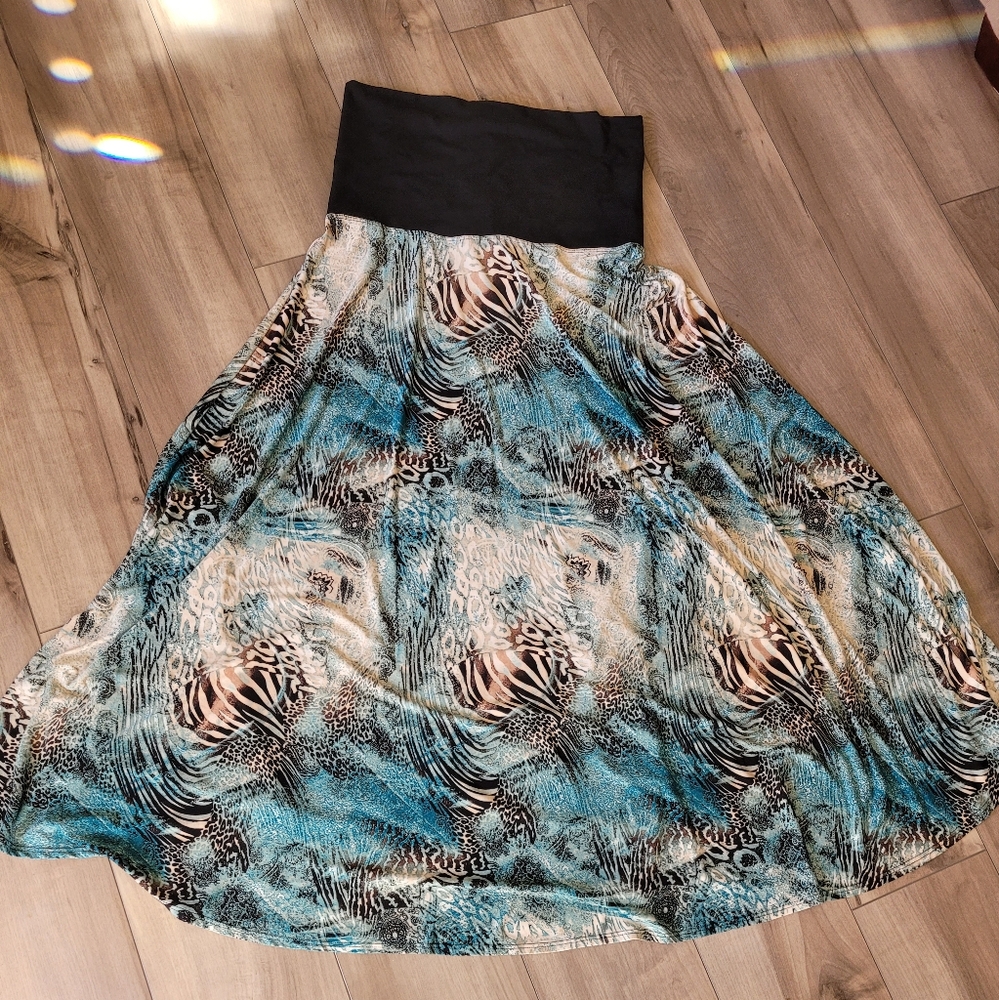 Women with Control Maxi Skirt
